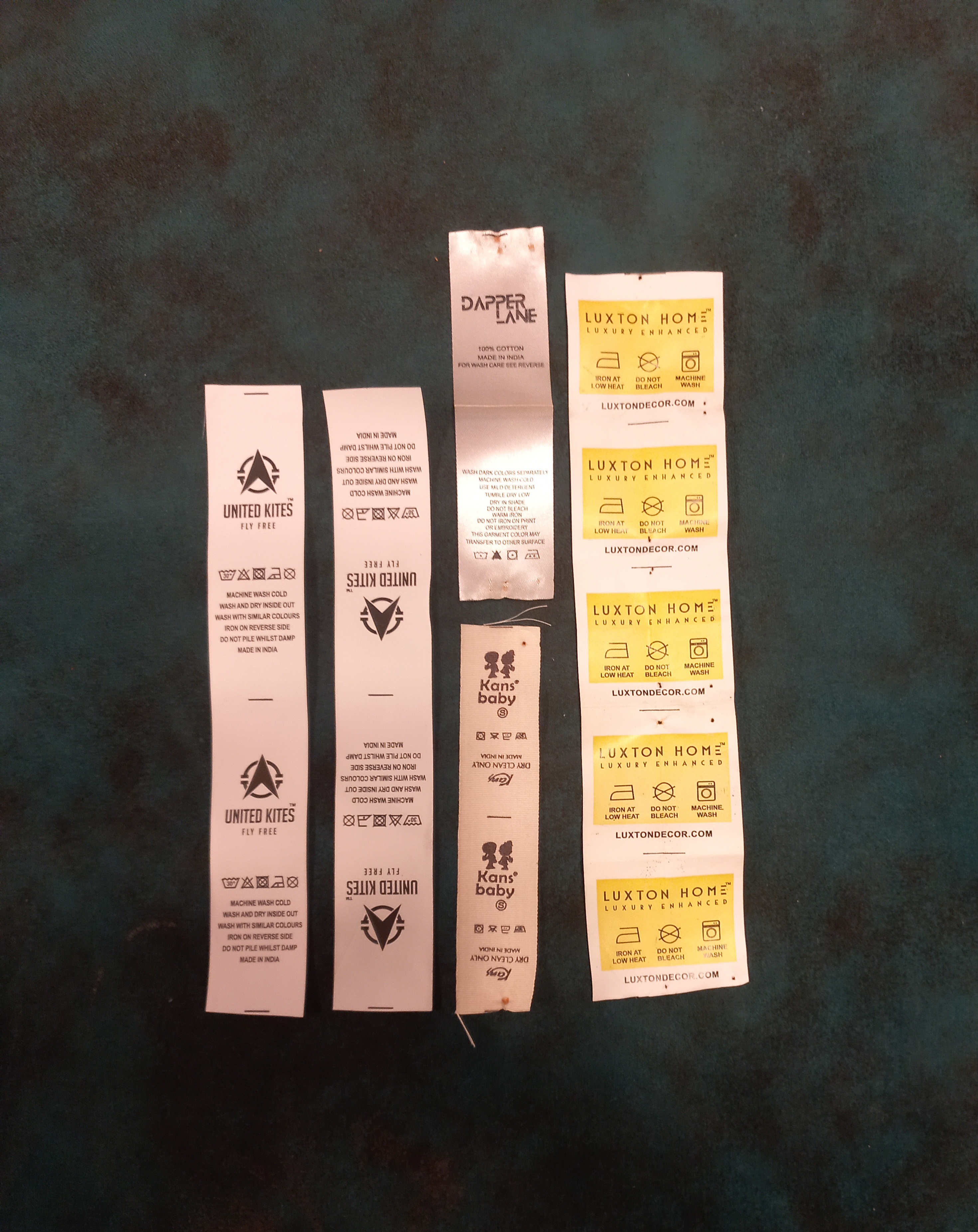 Printed Washcare Labels